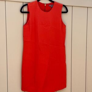 Orange silk dress from Vince
